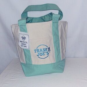 LAST ONE! Trader Joe’s mini canvas tote bag. Limited supply.